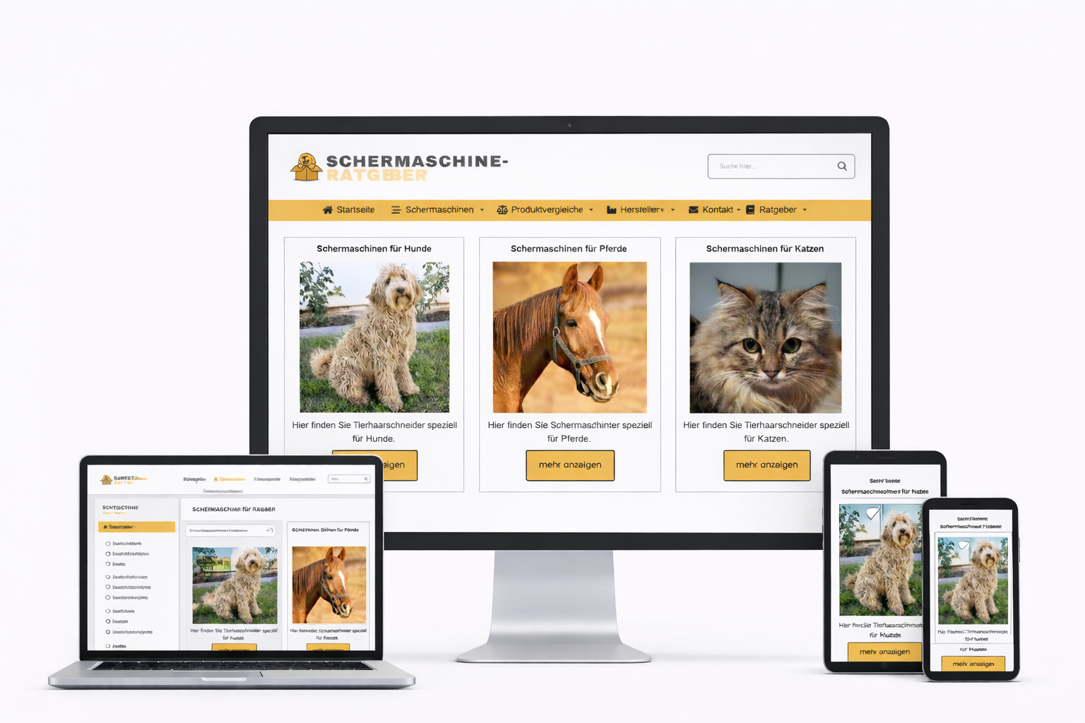 Haustier Affiliate Seite